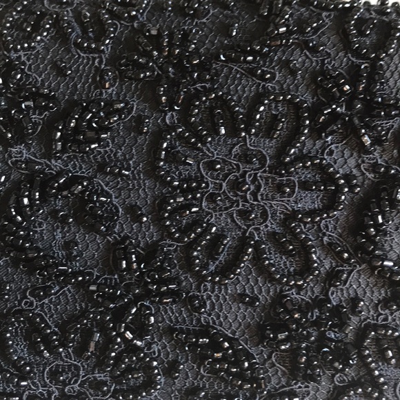 Vintage La Regale Beaded and Lace Clutch - Picture 6 of 8